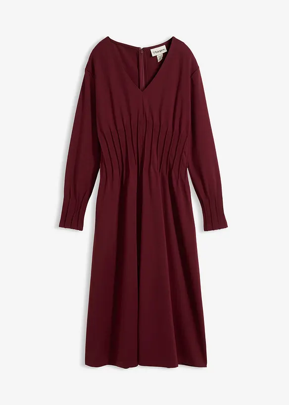 Robe confortable avec plis décoratifs, bonprix