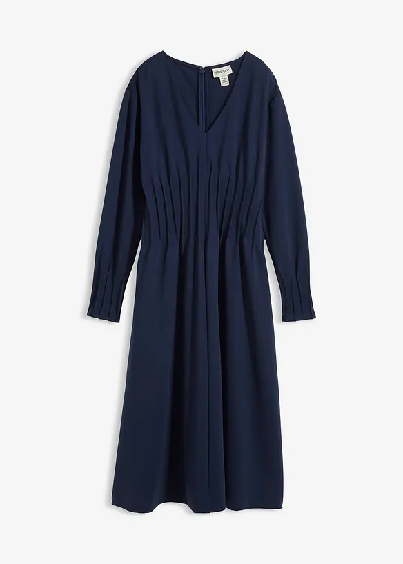 Robe confortable avec plis décoratifs, bonprix