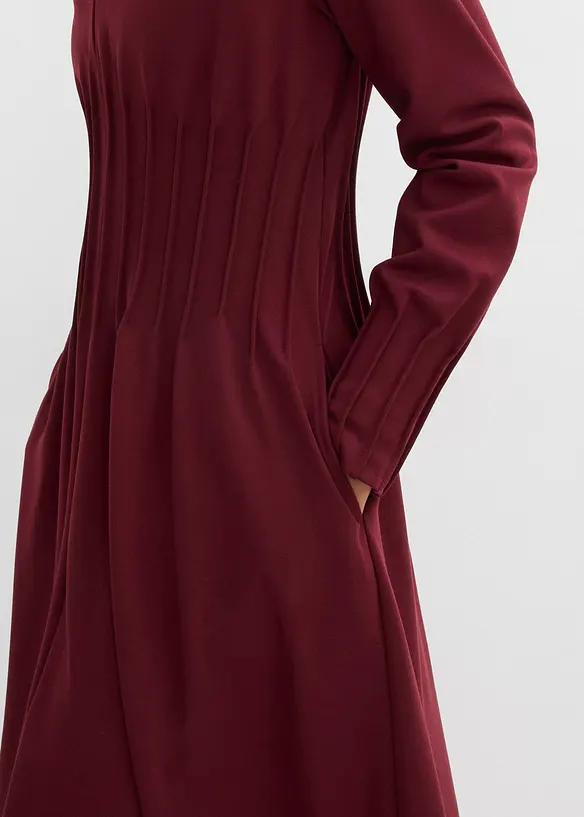 Robe confortable avec plis décoratifs, bonprix