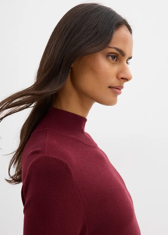 Robe trapèze en maille, viscose majoritaire, bonprix