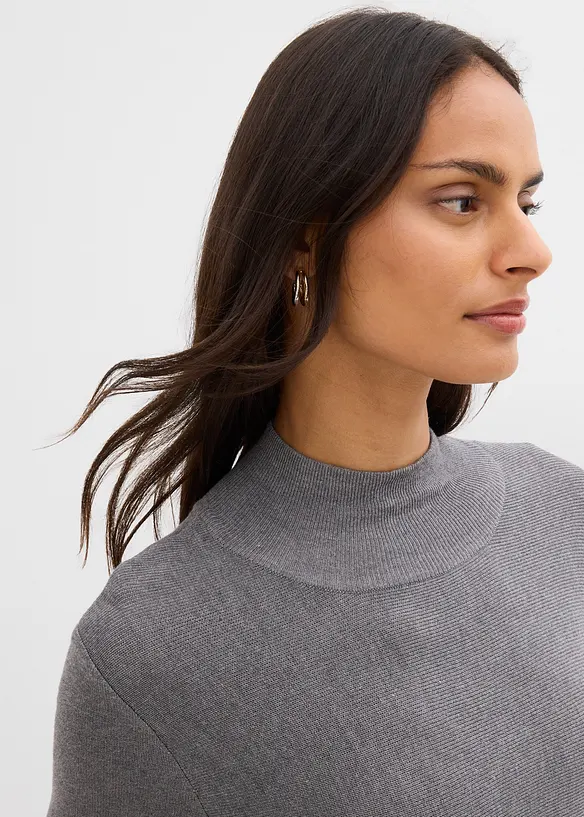 Robe trapèze en maille, viscose majoritaire, bonprix