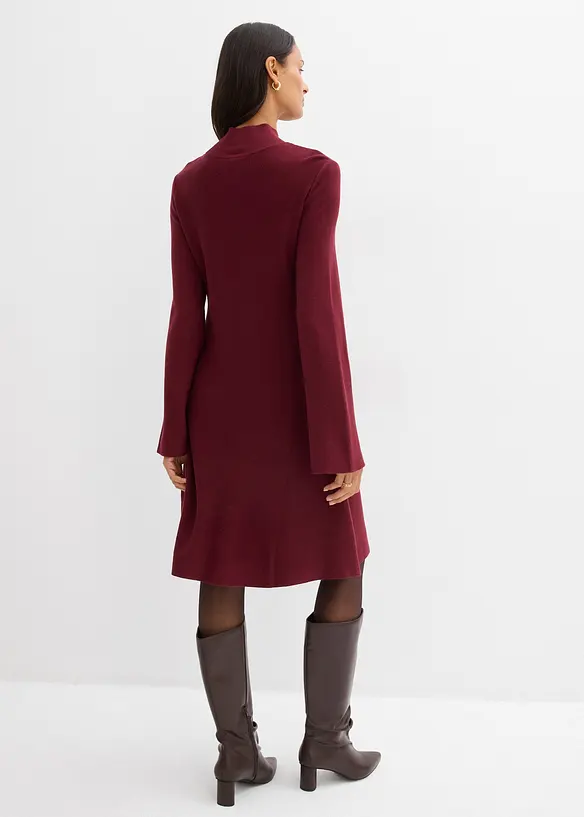 Robe trapèze en maille, viscose majoritaire, bonprix