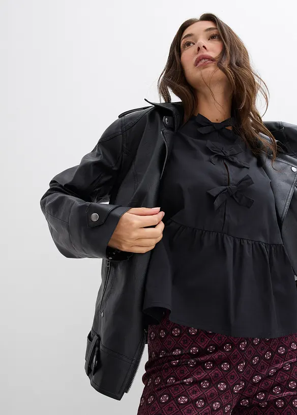 Blouse ornée de nœuds, bonprix