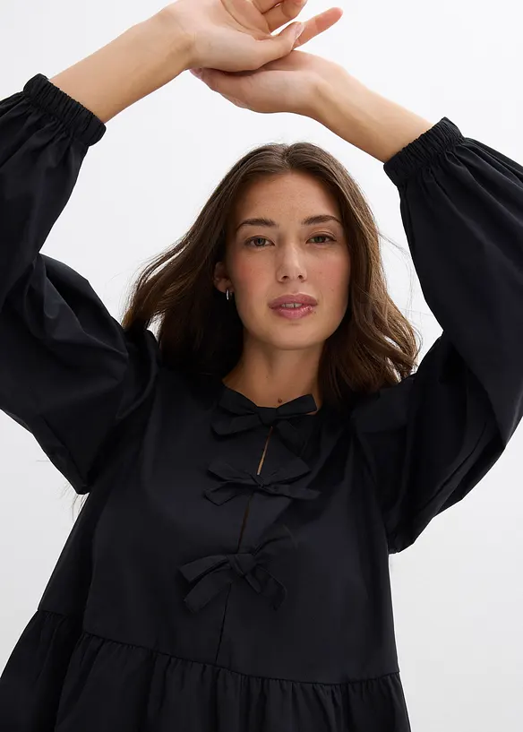 Blouse ornée de nœuds, bonprix