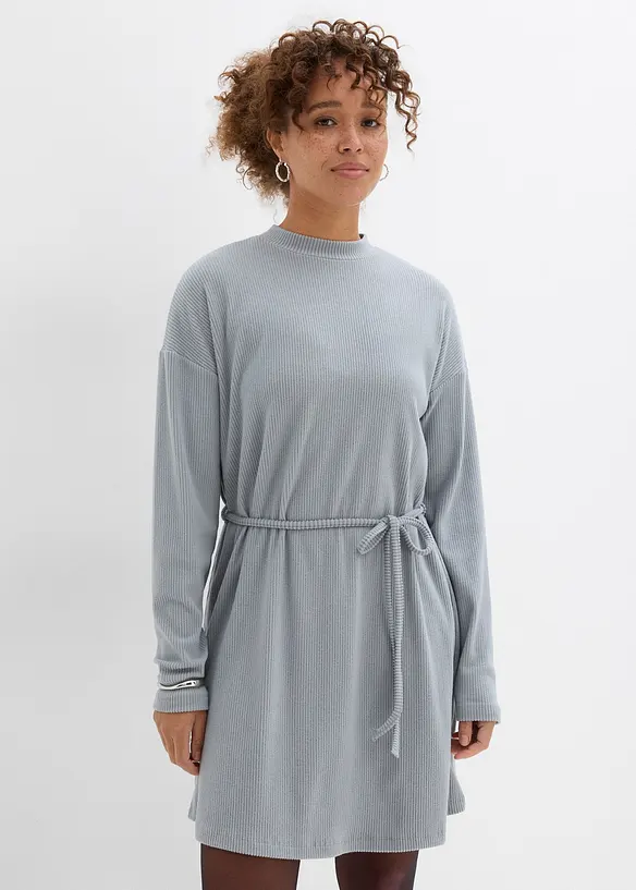 Robe courte et côtelée, bonprix