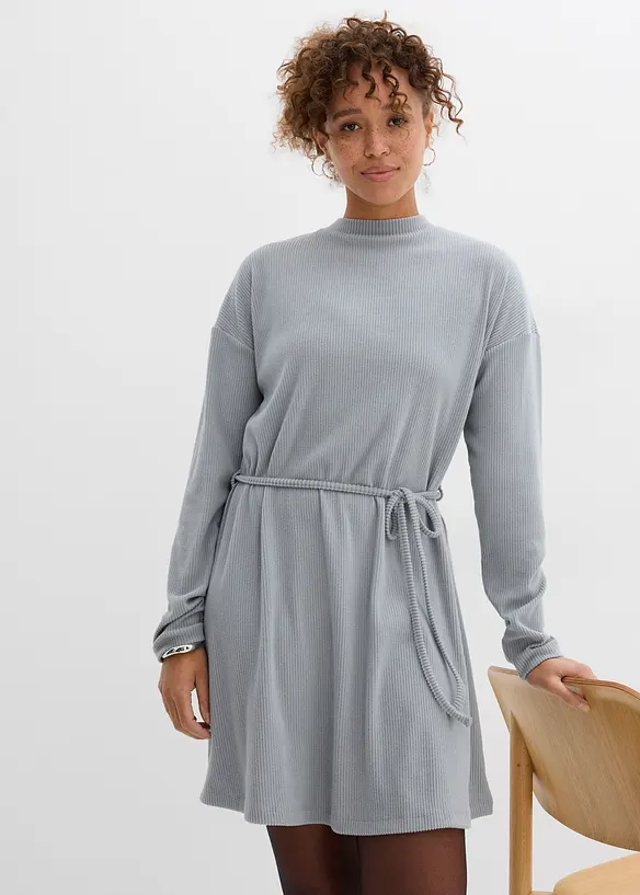 Robe courte et côtelée, bonprix