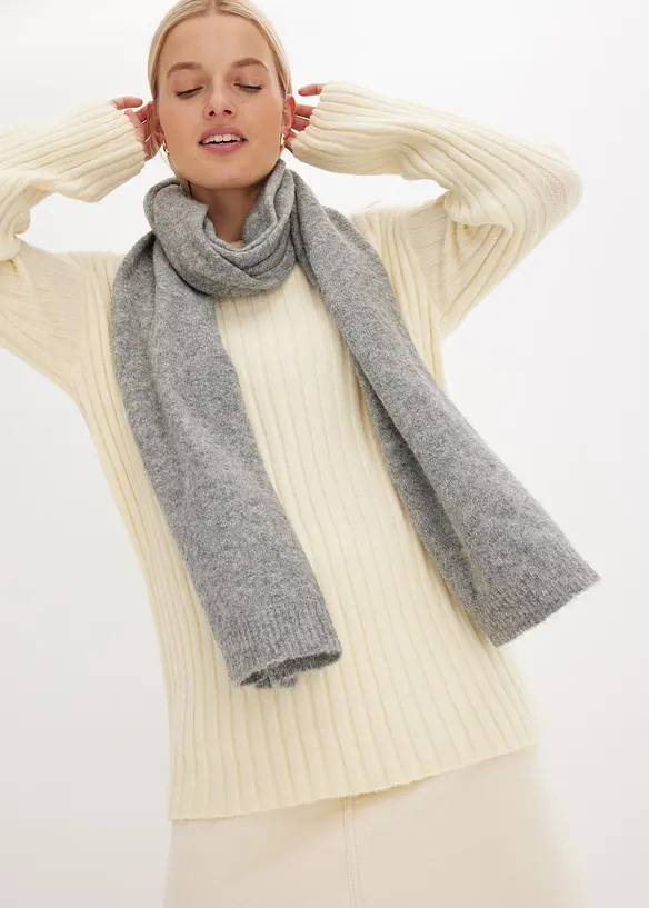 Pull oversize côtelé, bonprix