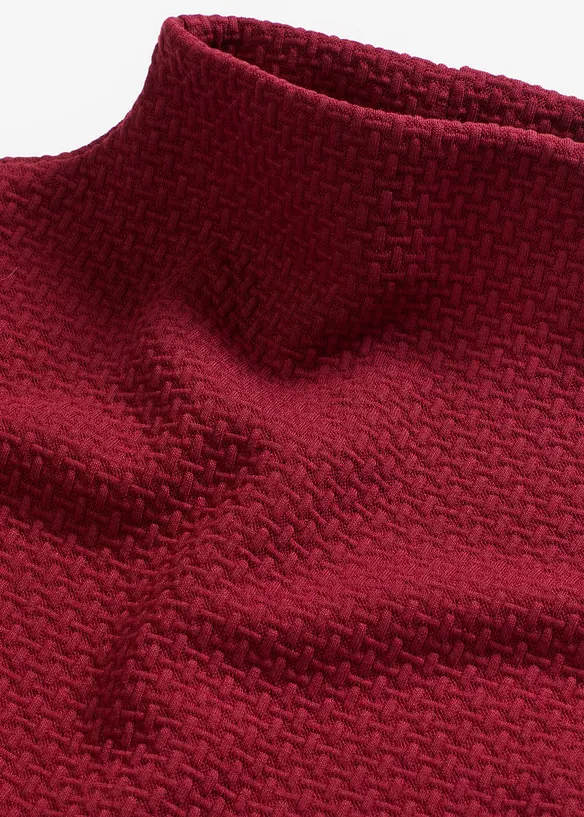 Sweat-shirt &agrave; col montant, bonprix