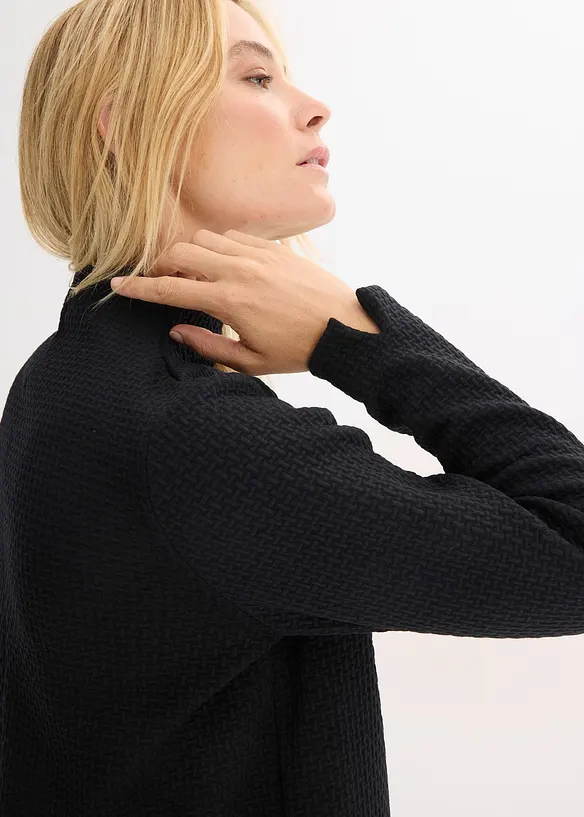 Sweat-shirt &agrave; col montant, bonprix