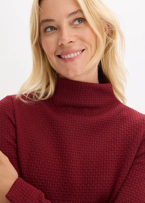 Robe midi &eacute;vas&eacute;e, bonprix