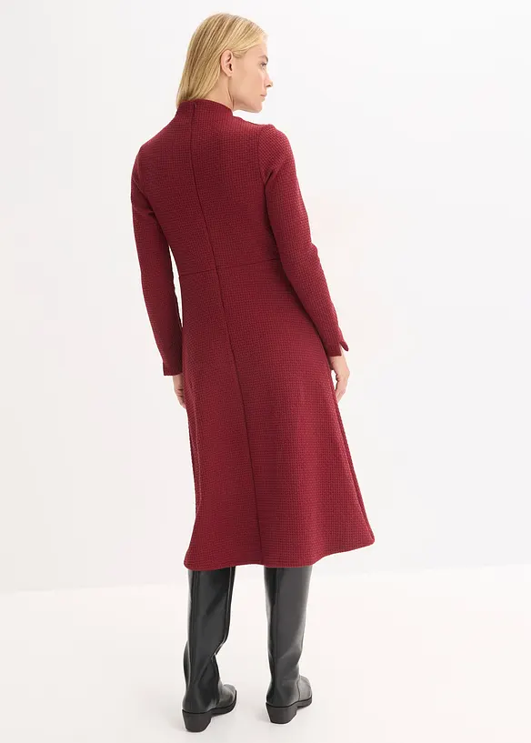 Robe midi &eacute;vas&eacute;e, bonprix