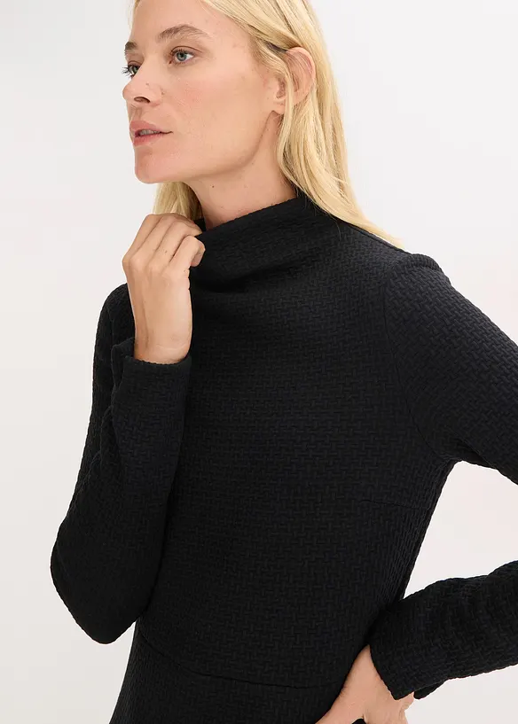 Robe midi &eacute;vas&eacute;e, bonprix