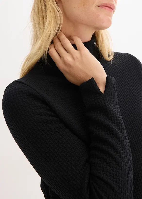 Robe midi &eacute;vas&eacute;e, bonprix