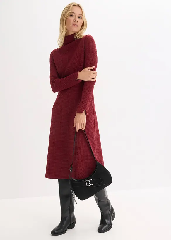 Robe midi &eacute;vas&eacute;e, bonprix