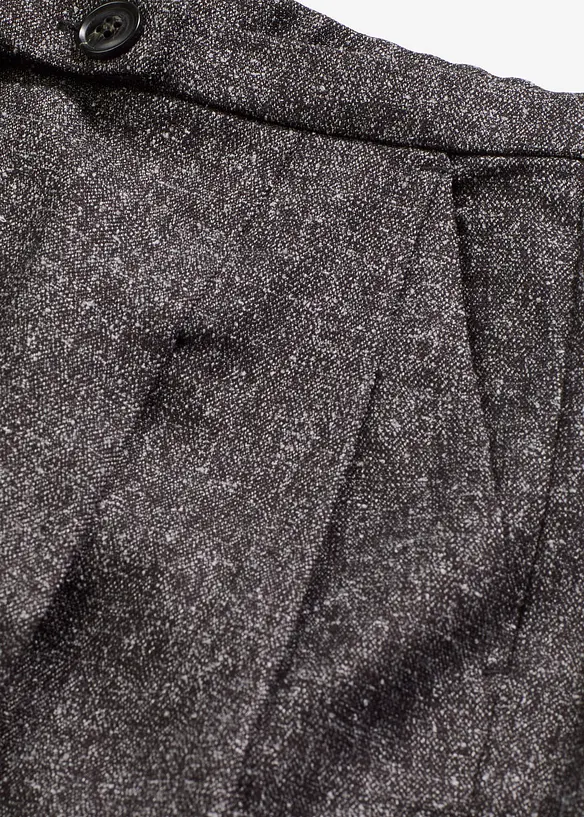 Pantalon large &agrave; pinces, bonprix