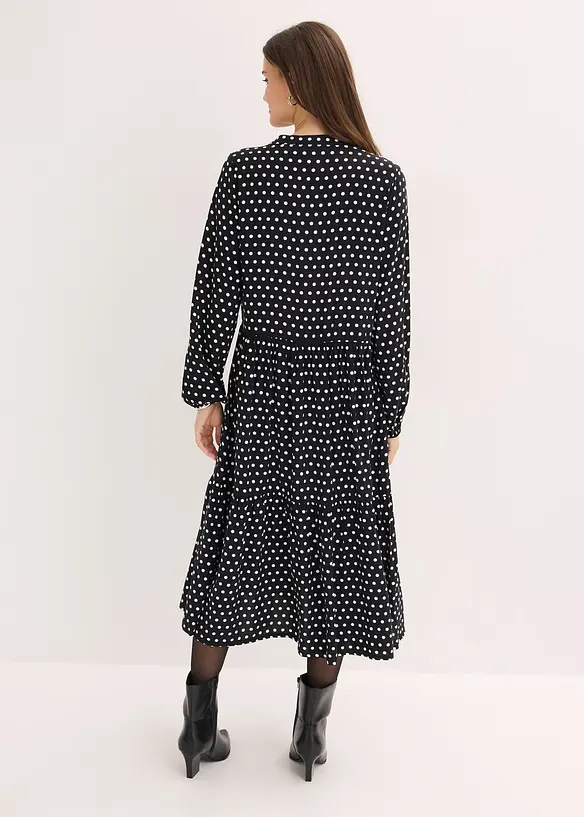 Robe midi en viscose fluide, bonprix