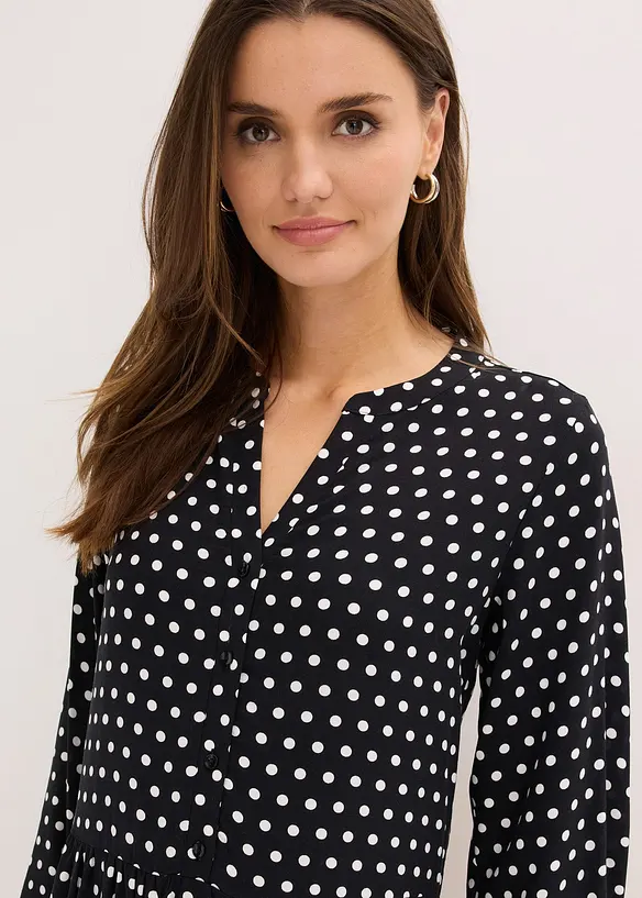 Robe midi en viscose fluide, bonprix