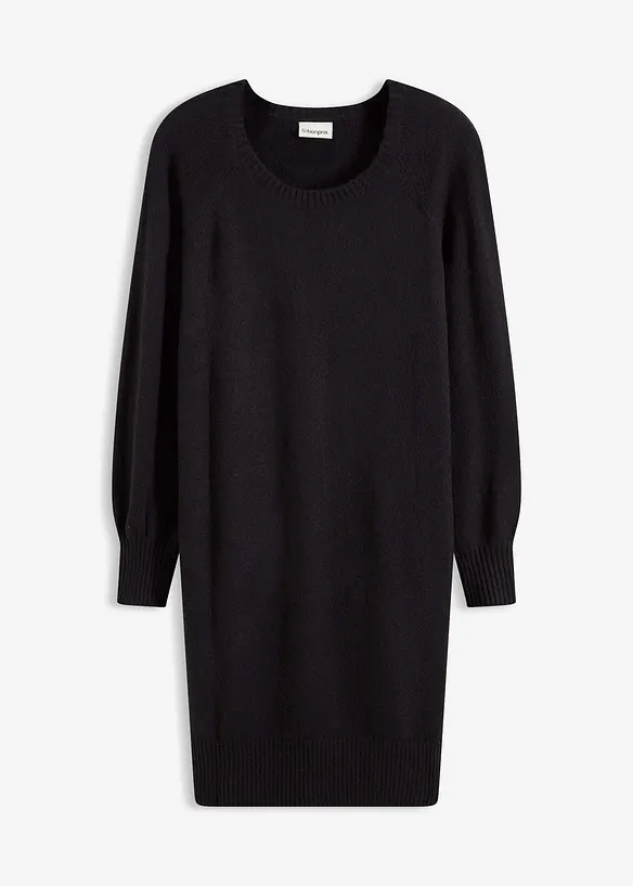 Robe courte en maille, bonprix