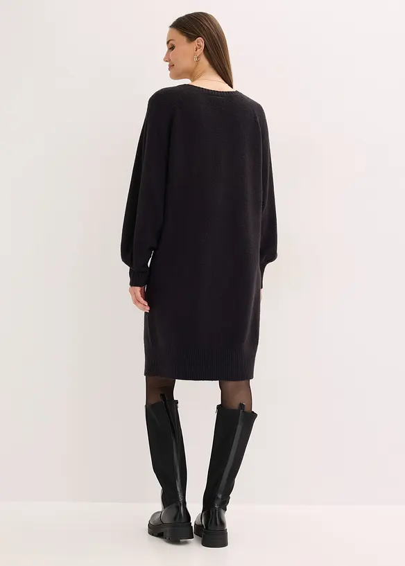 Robe courte en maille, bonprix