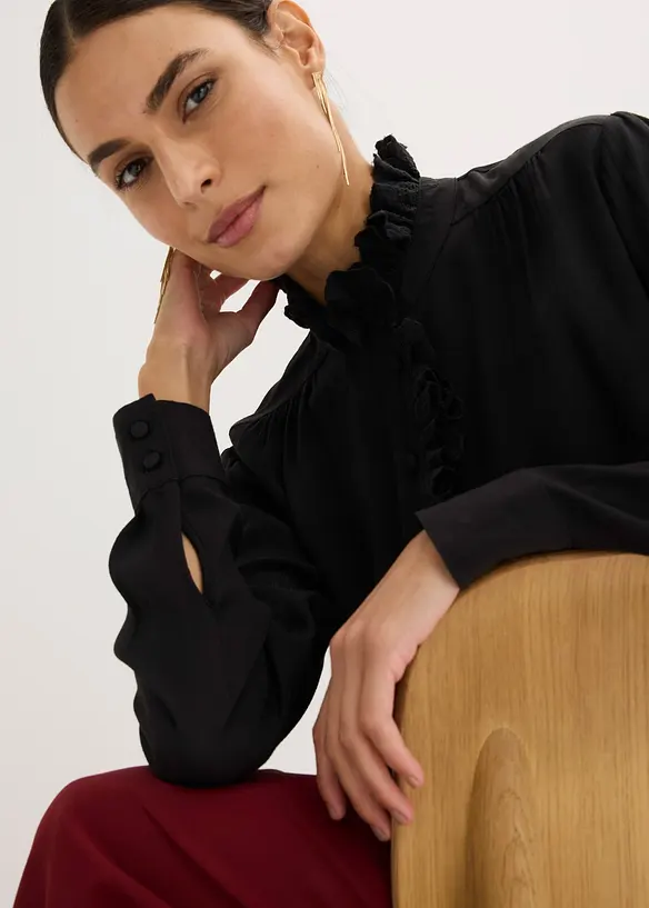 Chemisier en cr&ecirc;pe l&eacute;ger, bonprix