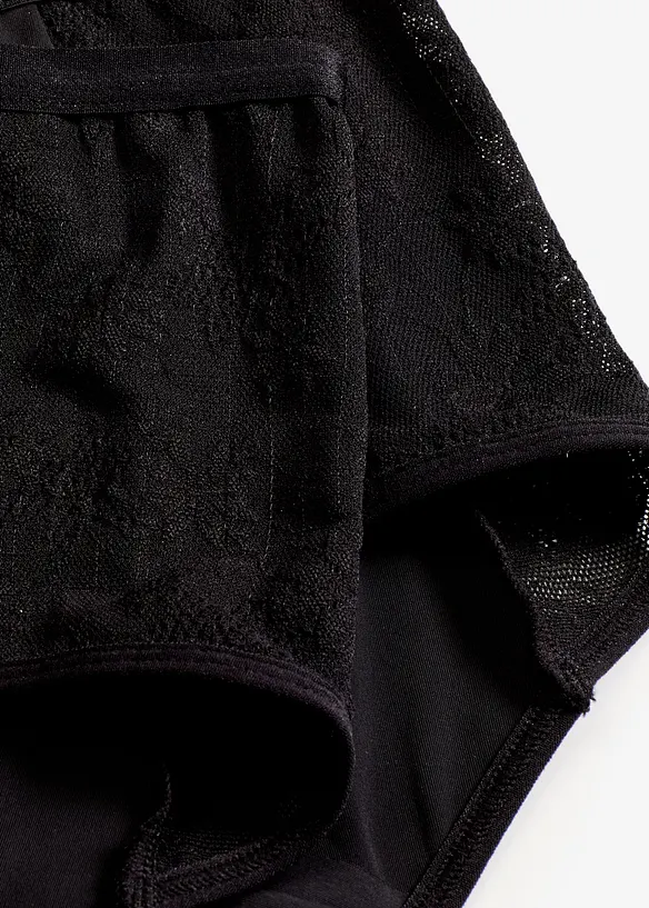 Lot de 2 culottes menstruelles en microfibre, flux modéré, bonprix