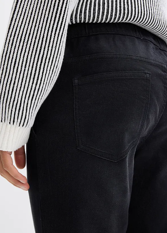 Jean sweat slim, droit, bonprix