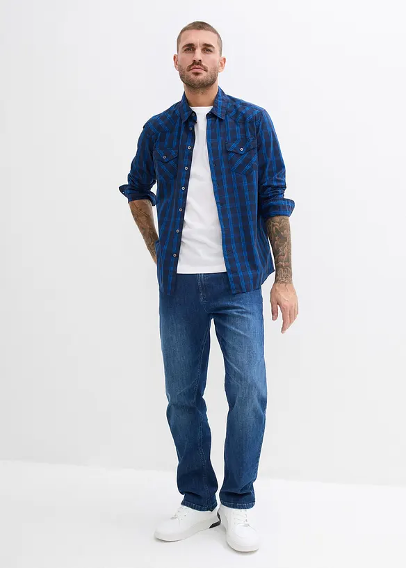 Chemise manches longues 100% coton, bonprix