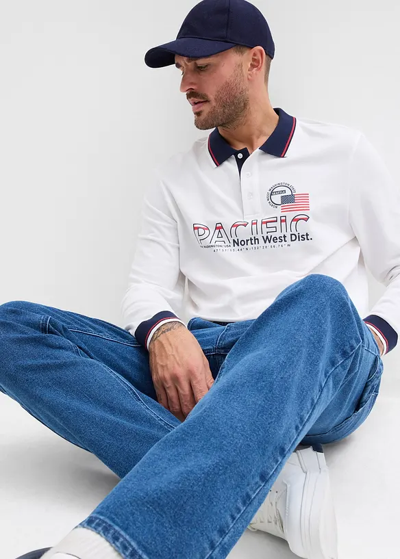 Jean charpentier loose &agrave; taille &eacute;lastiqu&eacute;e, droit, bonprix