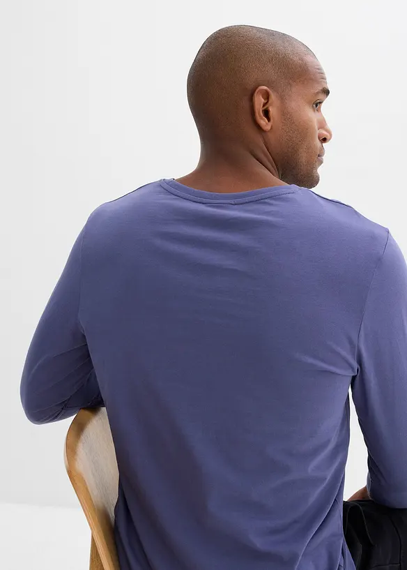 T-shirt manches longues 100% coton, bonprix