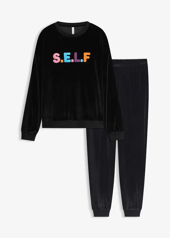 Tenue d&rsquo;int&eacute;rieur en velours, bonprix