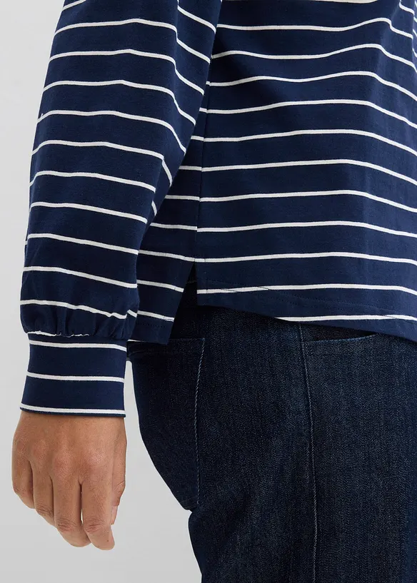 T-shirt manches longues 100% coton, bonprix