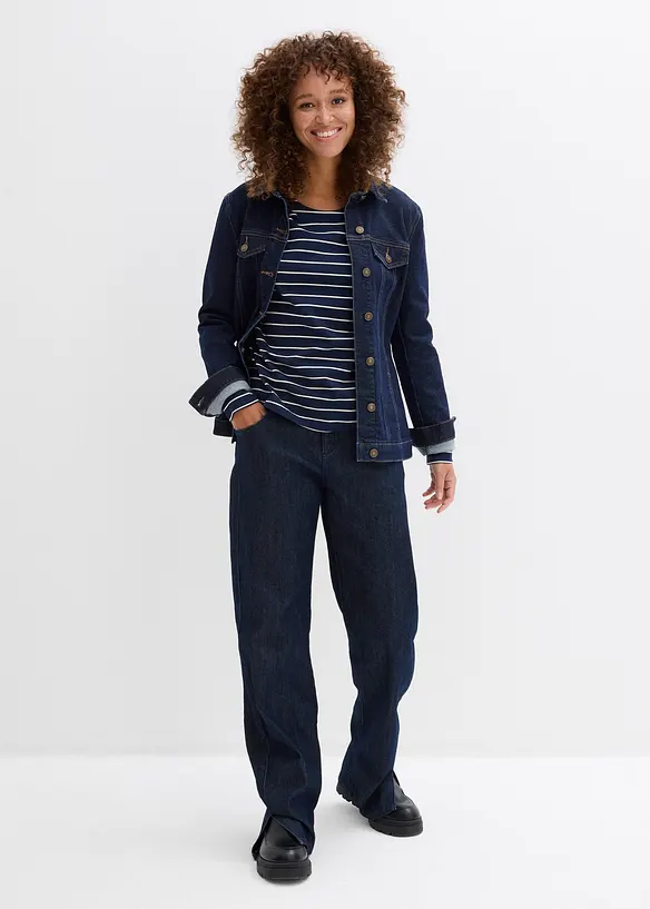 T-shirt manches longues 100% coton, bonprix