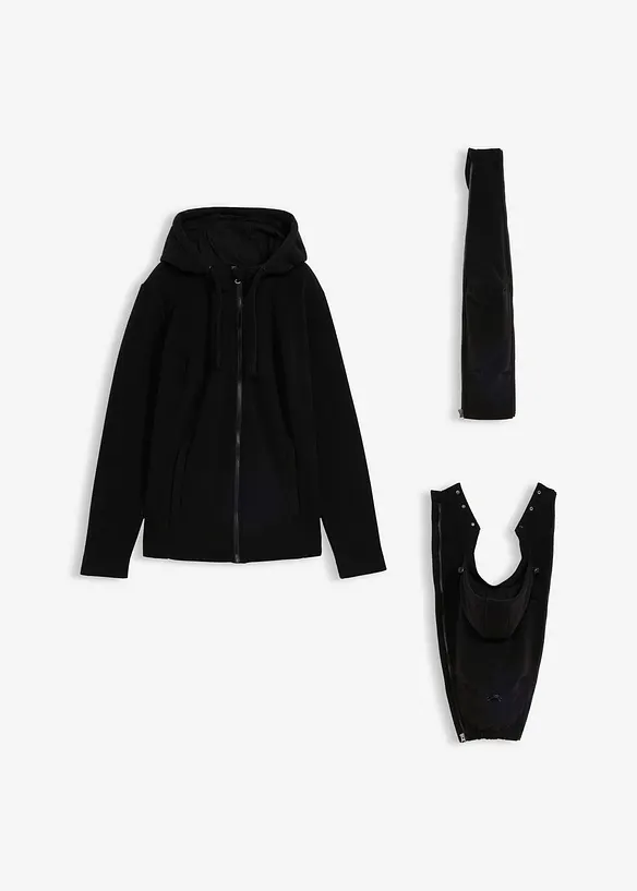 Veste polaire de grossesse et de portage devant et derri&egrave;re, bonprix