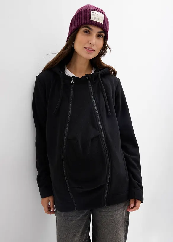 Veste polaire de grossesse et de portage devant et derri&egrave;re, bonprix