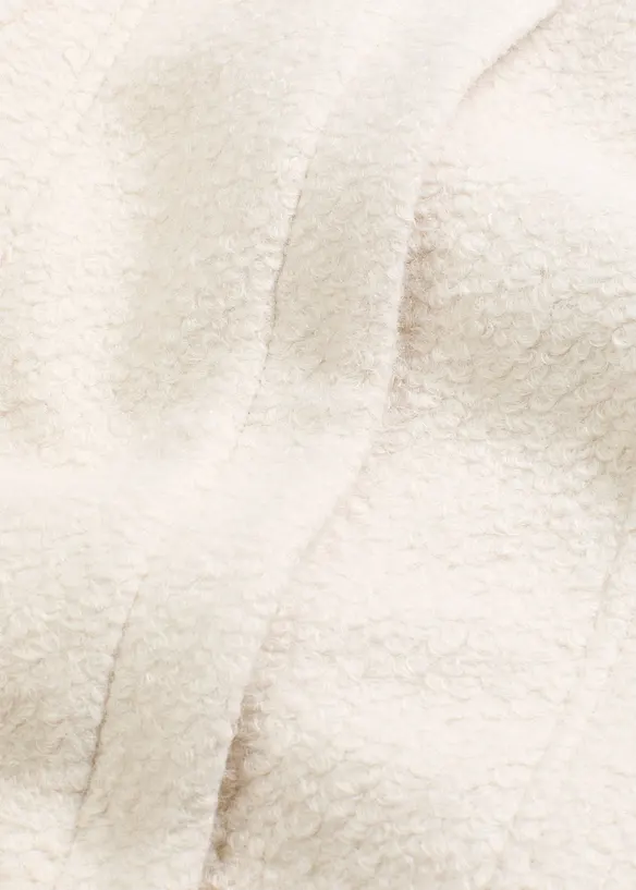 Manteau court en maille bouclette, bonprix