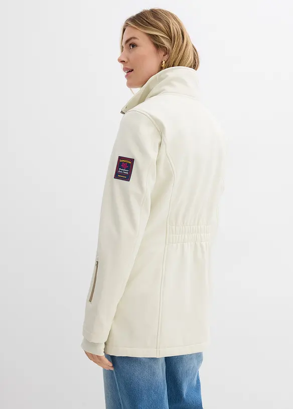 Longue parka en softshell extensible et déperlant, bonprix