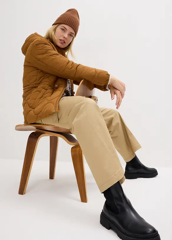 Veste matelassée à capuche, bonprix