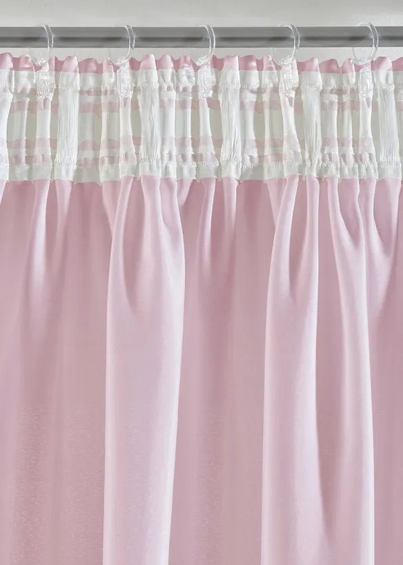 Lot de 2 voilages en polyester recycl&eacute;, bonprix