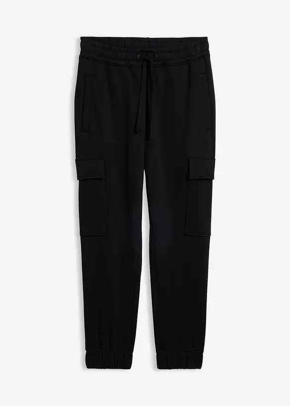 Pantalon de jogging avec poches cargo, loose, bonprix