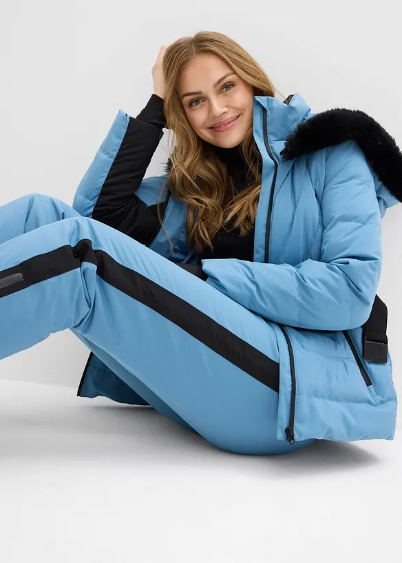 Pantalon de ski chaudement rembourr&eacute; avec pare-neige, bonprix