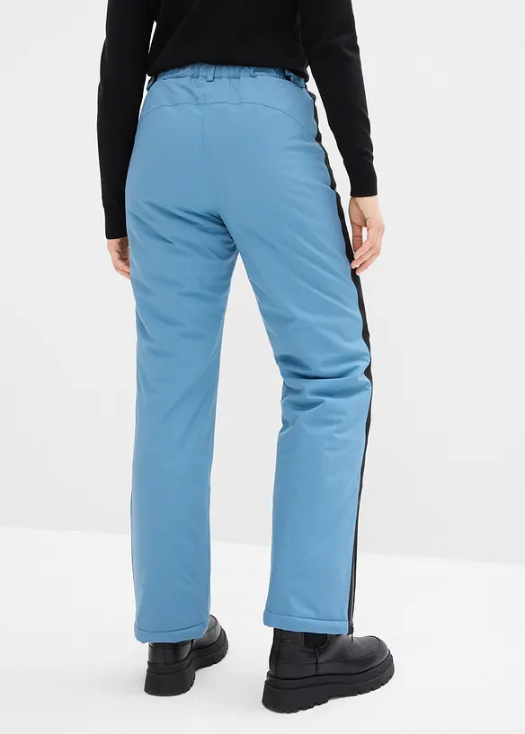 Pantalon de ski chaudement rembourr&eacute; avec pare-neige, bonprix