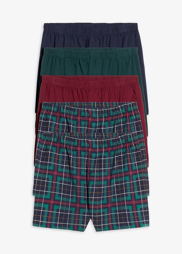 Lot de 5 caleçons en jersey coton, bonprix