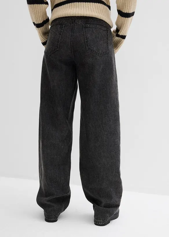 Jean Balloon taille mi-haute, bonprix