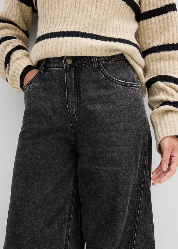 Jean Balloon taille mi-haute, bonprix