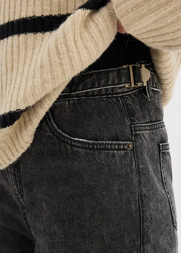 Jean Balloon taille mi-haute, bonprix