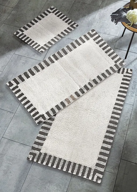 Tapis de bain au motif minimaliste, bonprix