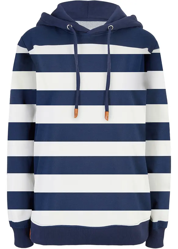 Sweat-shirt à capuche 100% coton, bonprix