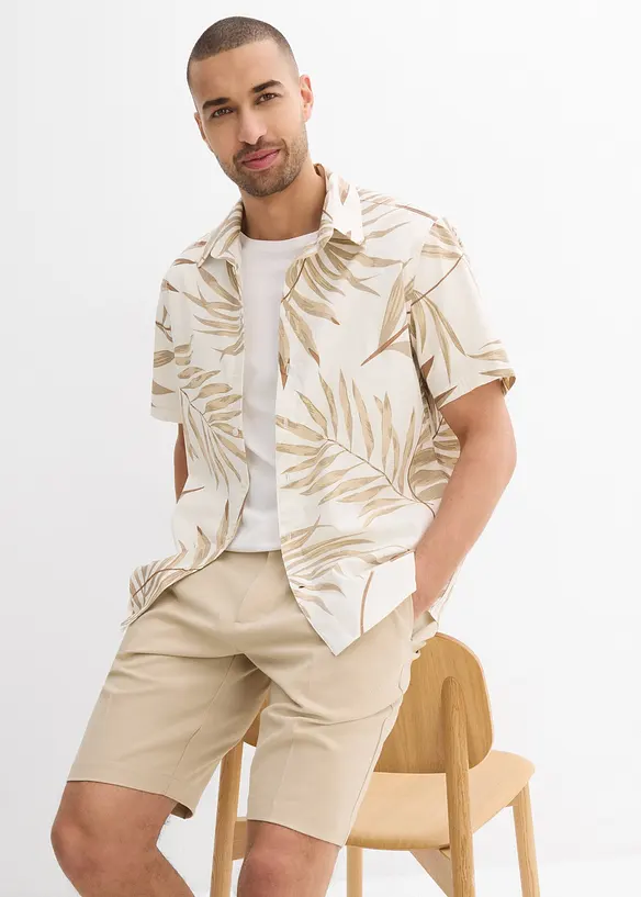 Chemise manches courtes 100% coton, bonprix