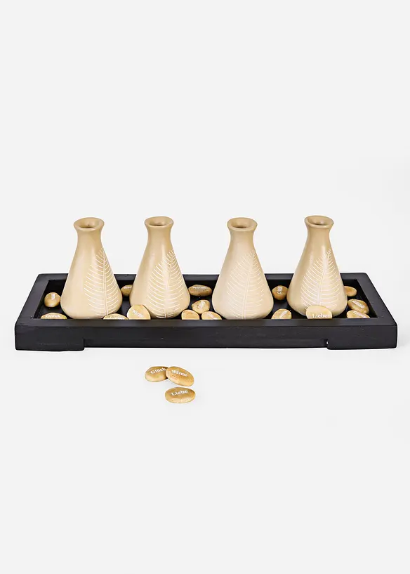 Vase sur plateau, bonprix