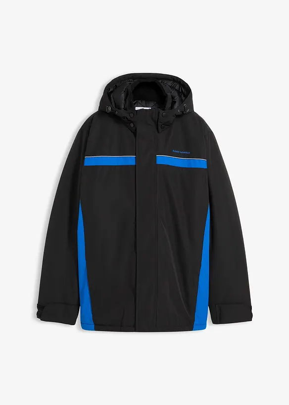 Parka imperméable en matière technique à capuche amovible, bonprix